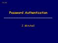 Password Authentication PowerPoint PPT Presentation