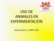 USO DE ANIMALES EN EXPERIMENTACI