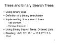 Binary Search Trees PowerPoint PPT Presentation