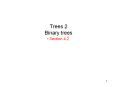 Trees 2 Binary trees PowerPoint PPT Presentation