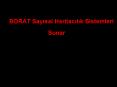 BORAT Sayisal Haritacilik Sistemleri  Sunar PowerPoint PPT Presentation