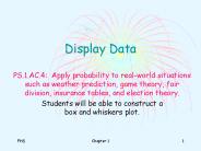 Display Data