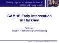 CAMHS Early Intervention in Hackney PowerPoint PPT Presentation