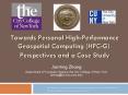 Towards Personal High-Performance Geospatial Computing (HPC-G): Perspectives and a Case Study PowerPoint PPT Presentation