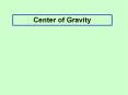 Center of Gravity PowerPoint PPT Presentation