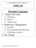Pervious Concrete: PowerPoint PPT Presentation