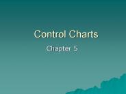 Control Charts