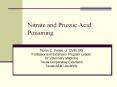 Nitrate and Prussic Acid Poisoning PowerPoint PPT Presentation