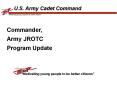 U.S. Army Cadet Command PowerPoint PPT Presentation