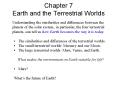 Chapter 7 Earth and the Terrestrial Worlds PowerPoint PPT Presentation