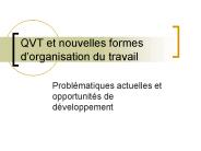 QVT et nouvelles formes d