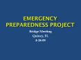 Emergency Preparedness Project PowerPoint PPT Presentation