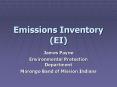 Emissions Inventory (EI) PowerPoint PPT Presentation