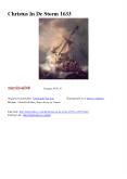 Christus In De Storm 1633 - Artisoo.com PowerPoint PPT Presentation