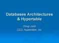Databases Architectures PowerPoint PPT Presentation