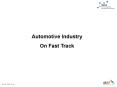 Automotive Industry PowerPoint PPT Presentation