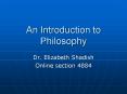 An Introduction to Philosophy PowerPoint PPT Presentation