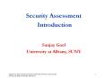 Sanjay Goel, School of Business/Center for Information Forensics and Assurance PowerPoint PPT Presentation