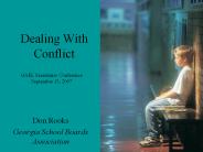 Dealing With Conflict