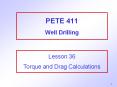 PETE 411 Well Drilling PowerPoint PPT Presentation
