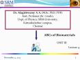 Dr. Alagiriswamy A A, (M.Sc, PhD, PDF) PowerPoint PPT Presentation