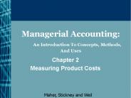 Managerial Accounting: An Introduction To Concepts, Methods, And Uses