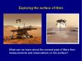 Exploring the surface of Mars PowerPoint PPT Presentation