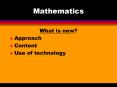 Mathematics PowerPoint PPT Presentation