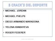 5 CRACK`S DEL DEPORTE