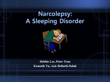 Narcolepsy: A Sleeping Disorder
