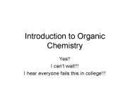 Introduction to Organic Chemistry