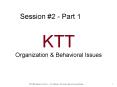 KTT  Organization PowerPoint PPT Presentation
