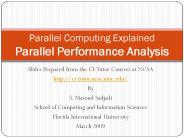 Slides Prepared from the CI-Tutor Courses at NCSA