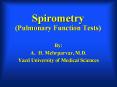 Spirometry (Pulmonary Function Tests) PowerPoint PPT Presentation
