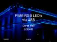 PWM RGB LED PowerPoint PPT Presentation