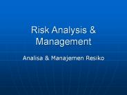Risk Analysis