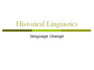 Historical Linguistics