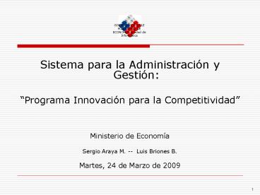 Sistema para la Administraci