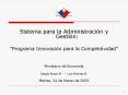 Sistema para la Administraci PowerPoint PPT Presentation