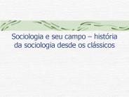 Sociologia e seu campo 