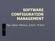 SOFTWARE CONFIGURATION MANAGEMENT