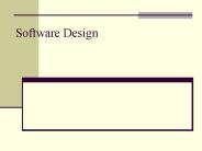 Software Design