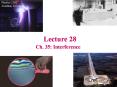 Ch. 35: Interference PowerPoint PPT Presentation