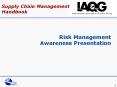 Risk Management Awareness Presentation PowerPoint PPT Presentation