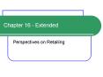 Chapter 16 - Extended PowerPoint PPT Presentation
