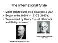 The International Style PowerPoint PPT Presentation