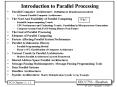 Introduction to Parallel Processing PowerPoint PPT Presentation