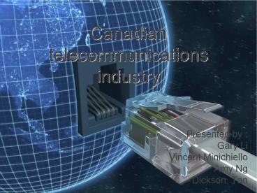 Canadian telecommunications industry
