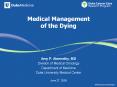 Medical Management of the Dying PowerPoint PPT Presentation