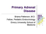 Primary Adrenal Disease